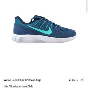 Nike Lunarglide 8 in Ocean Fog
